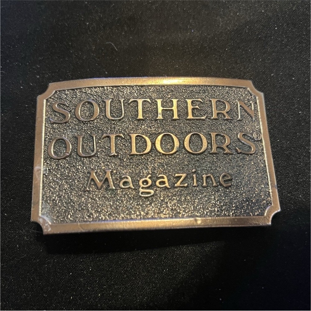 The Great American Buckle Company 1980s Bronze Belt Buckle S.O. LIMITED EDITION…
